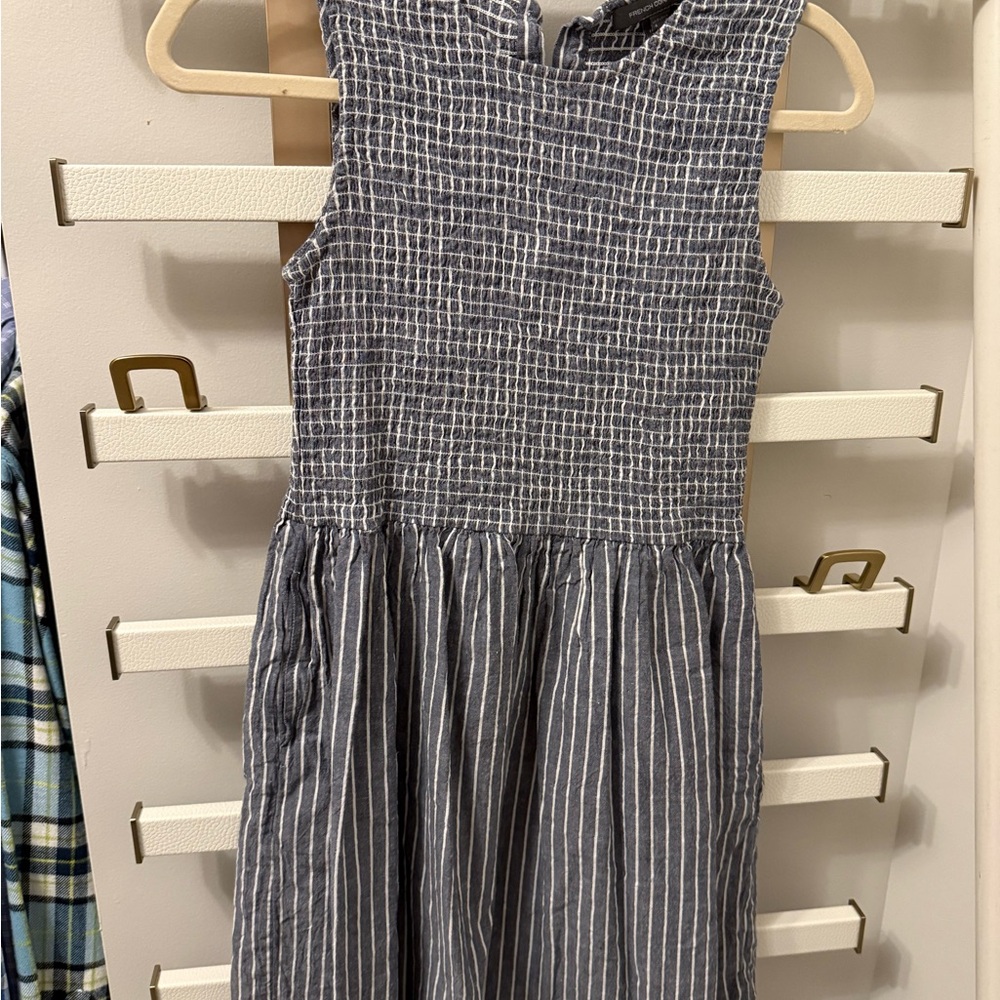 Striped Gray Kids Dress